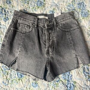 PacSun Women's Charcoal Jean Shorts